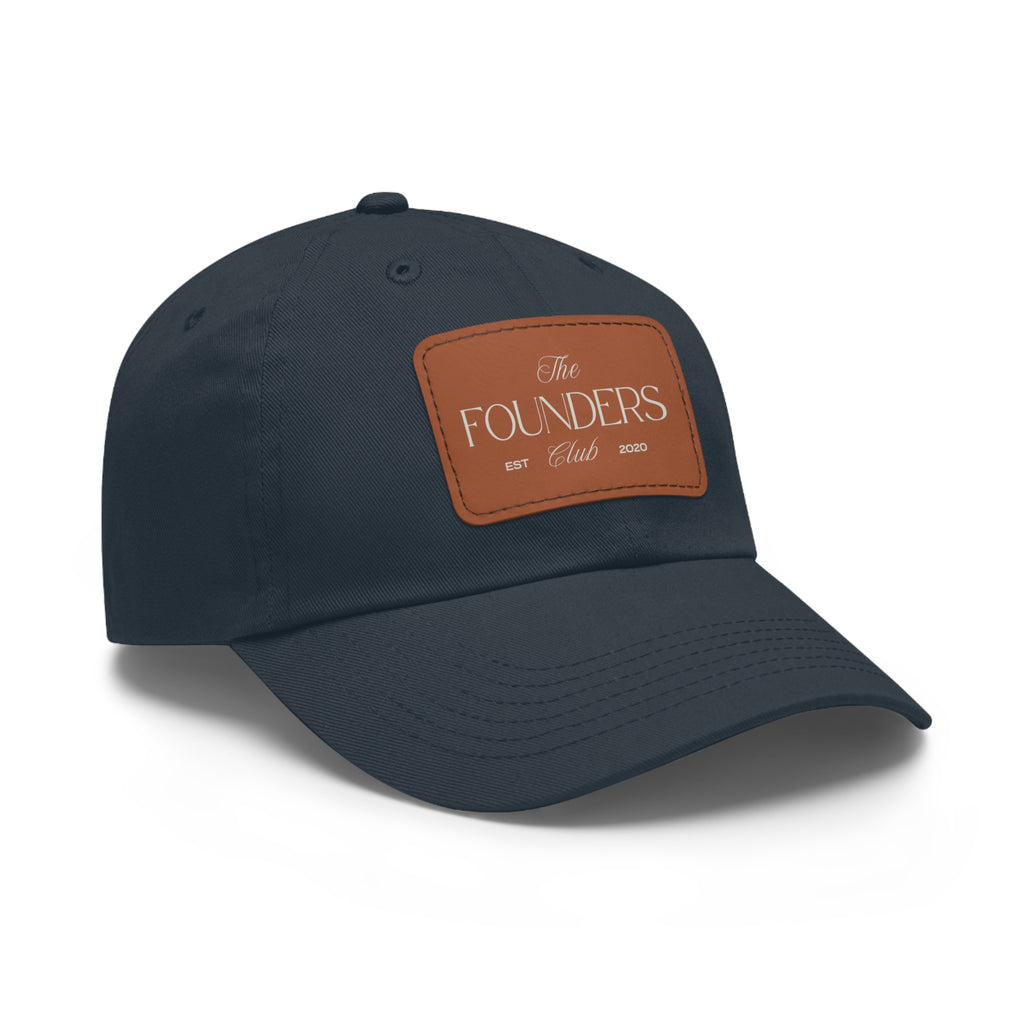 Founders Club Leather Patch Dad Hat