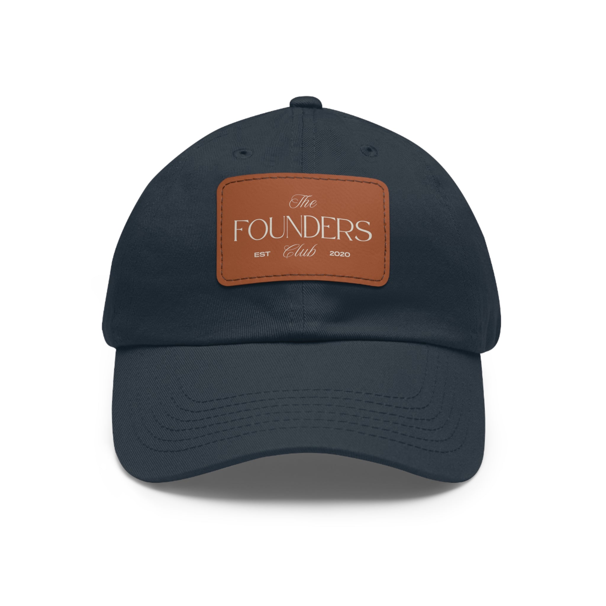 Founders Club Leather Patch Dad Hat
