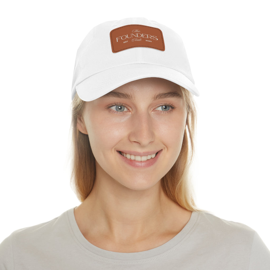 Founders Club Leather Patch Dad Hat