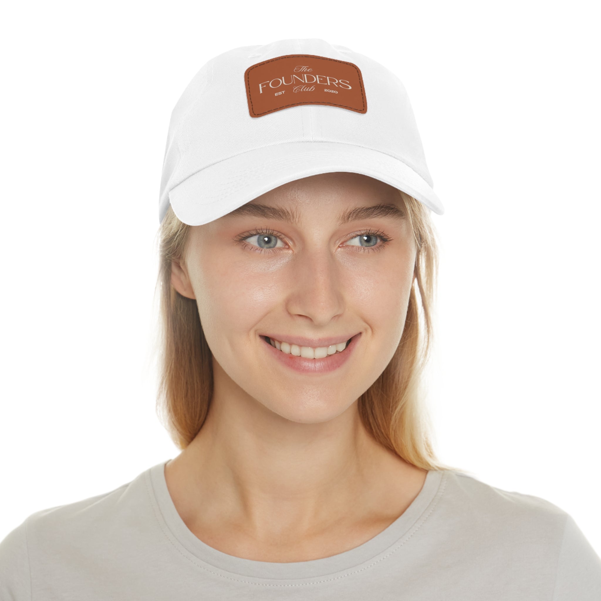 Founders Club Leather Patch Dad Hat