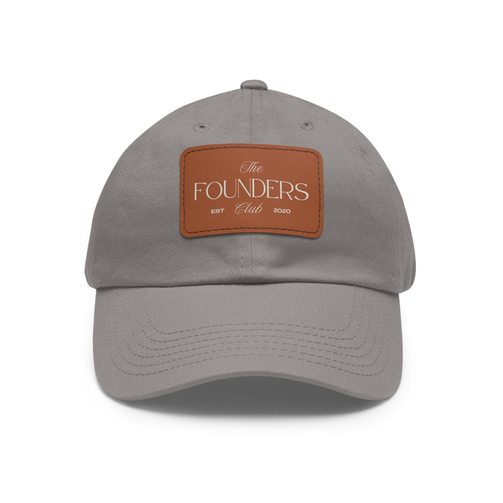 Founders Club Leather Patch Dad Hat
