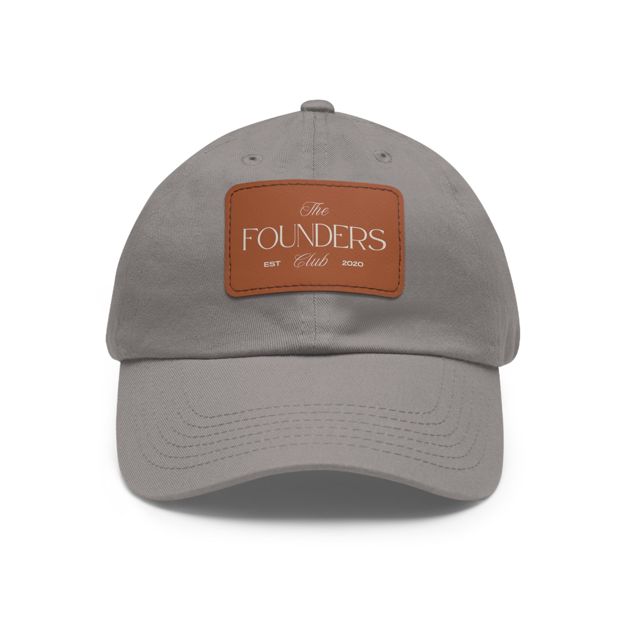 Founders Club Leather Patch Dad Hat