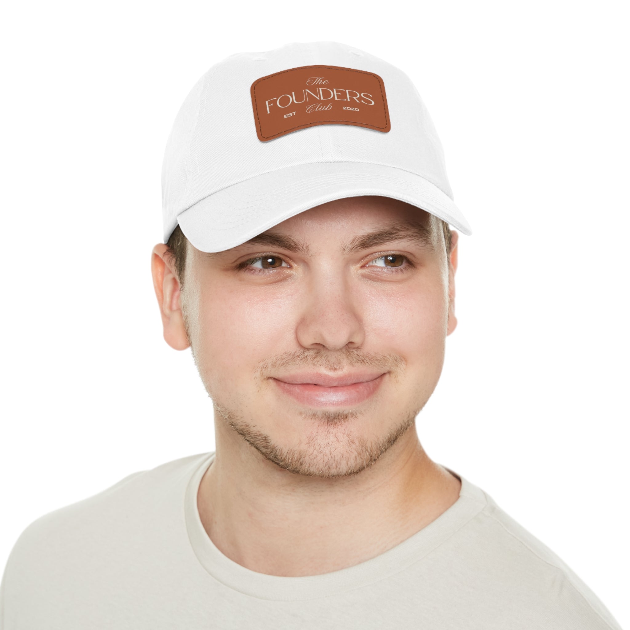 Founders Club Leather Patch Dad Hat