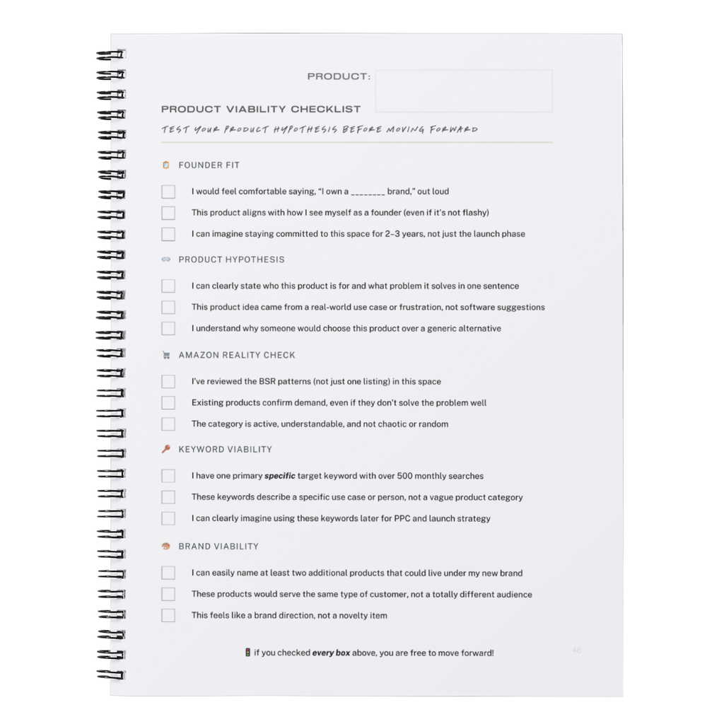 FBA 201: The Product Lab Workbook