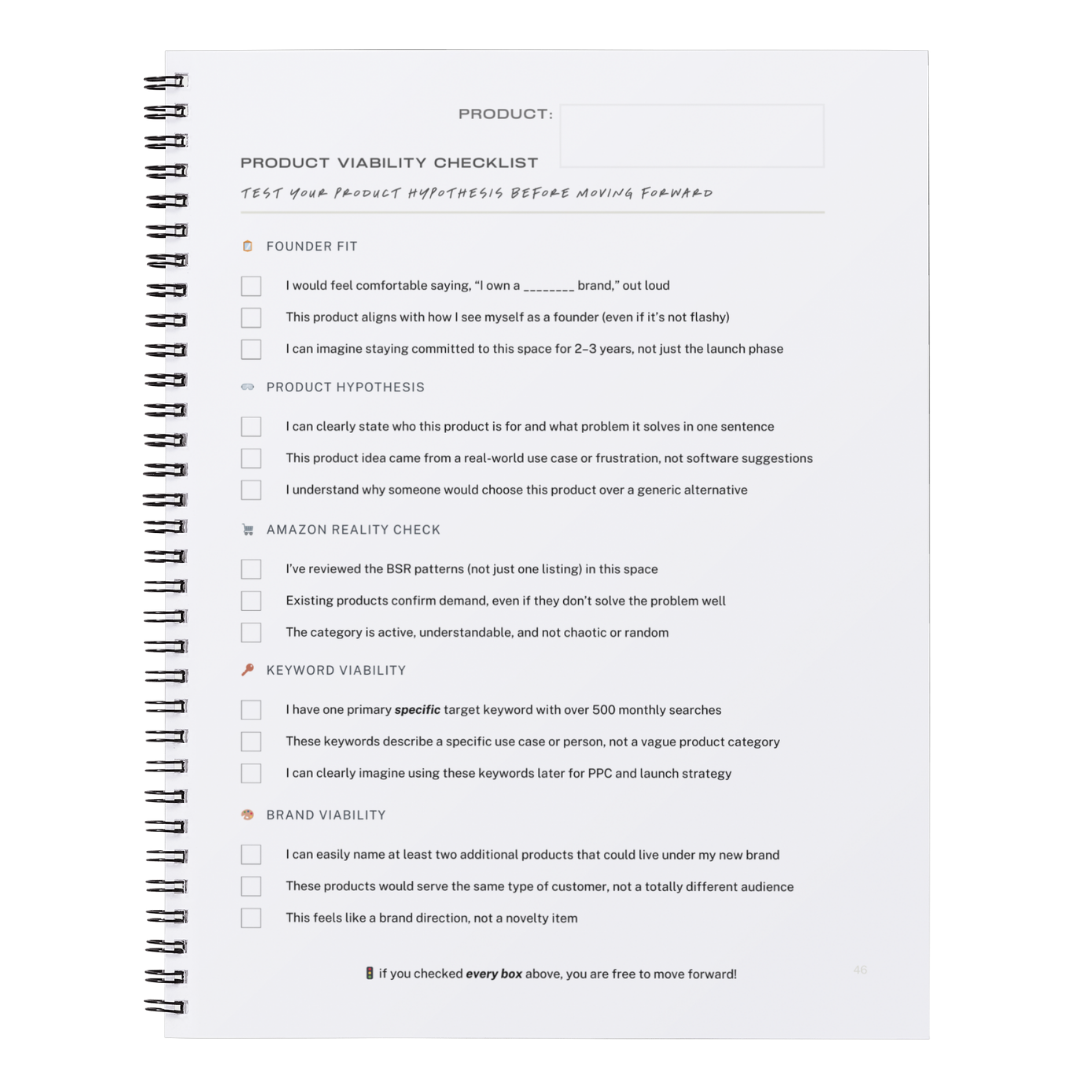 FBA 201: The Product Lab Workbook