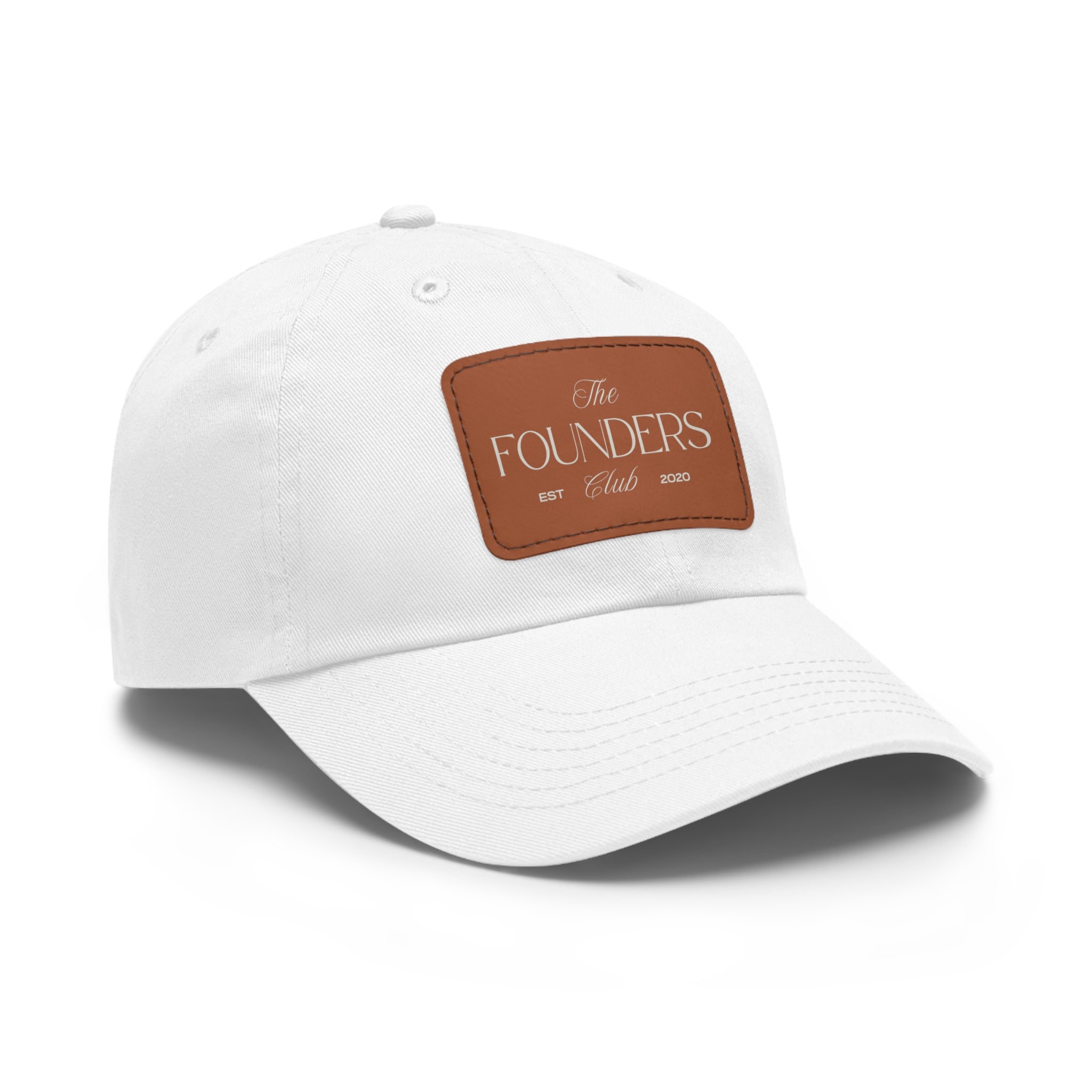 Founders Club Leather Patch Dad Hat