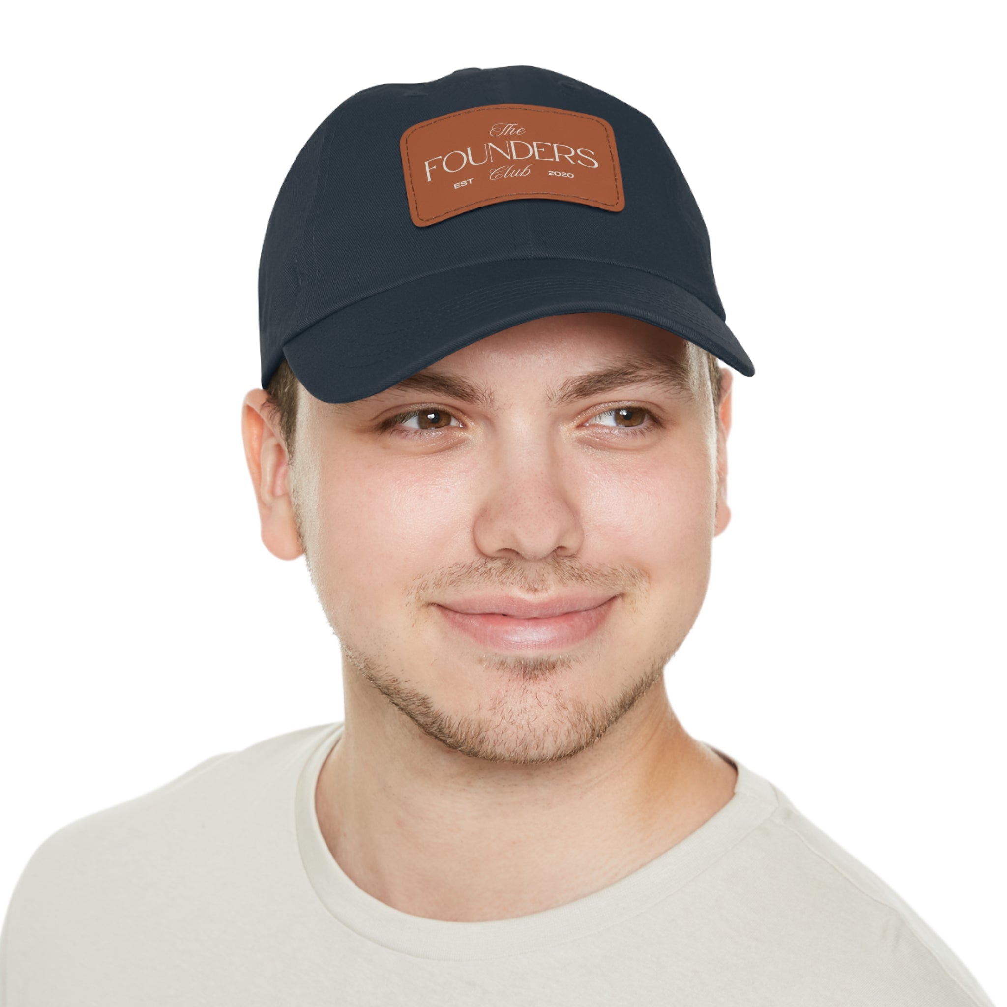 Founders Club Leather Patch Dad Hat