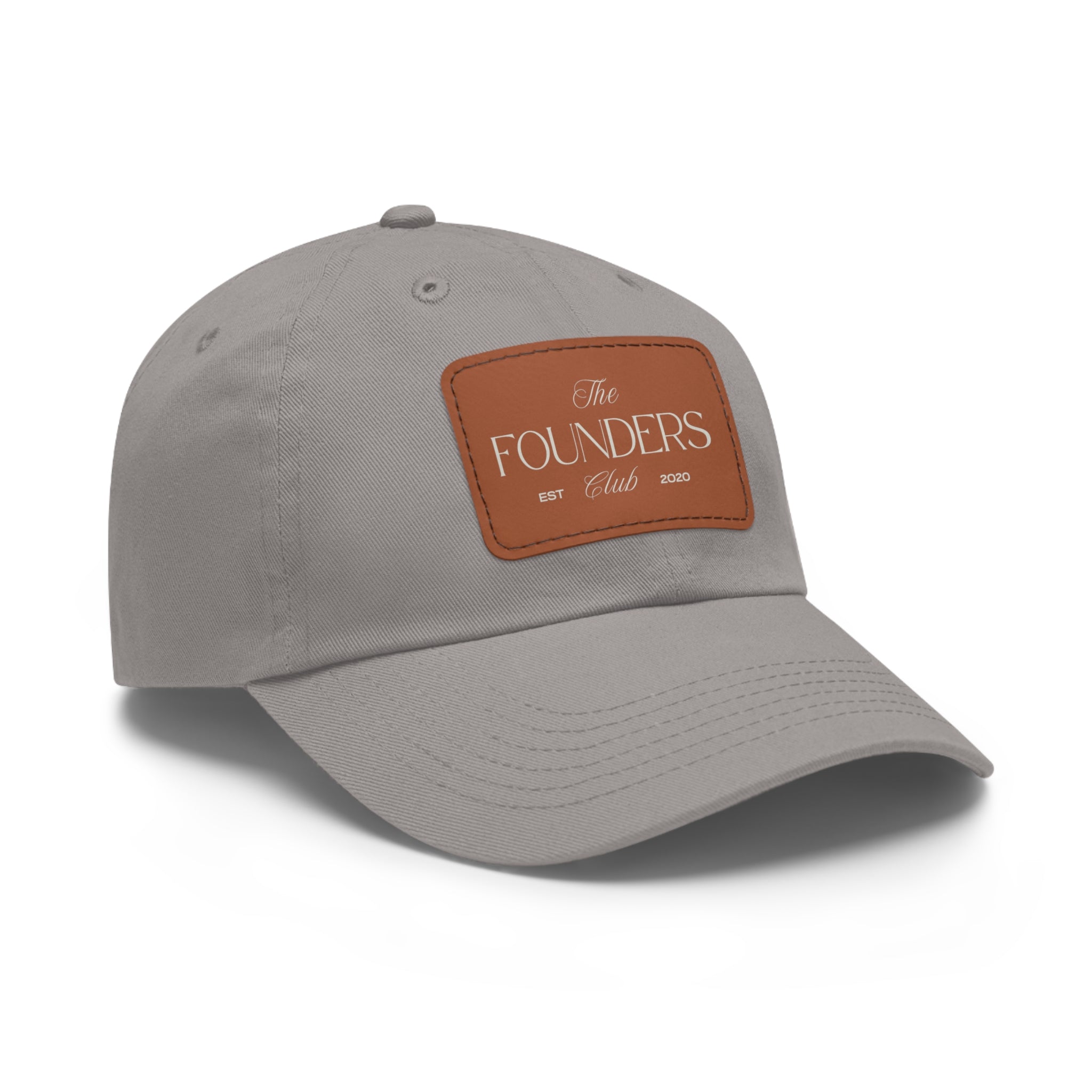 Founders Club Leather Patch Dad Hat